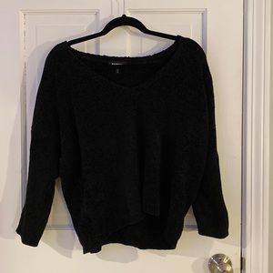 Black Woven Sweater